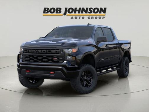 Black 2026 Chevrolet Silverado 1500 Custom Trail Boss