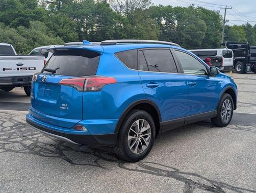 Electric Storm Blue 2018 Toyota RAV4 Hybrid XLE