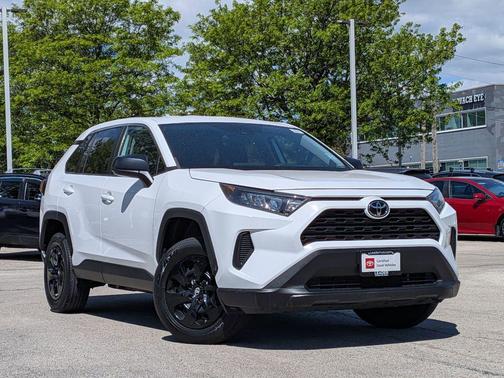 White 2022 Toyota RAV4 LE