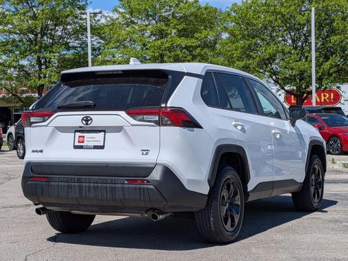 White 2022 Toyota RAV4 LE