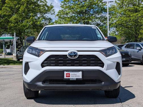 White 2022 Toyota RAV4 LE
