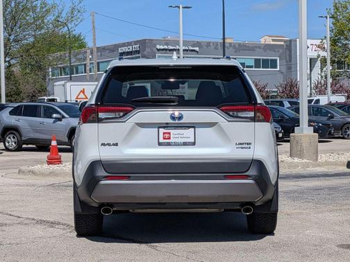 Blizzard Pearl 2019 Toyota RAV4 Hybrid Limited