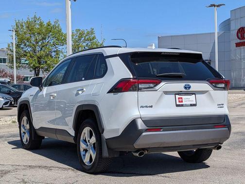 Blizzard Pearl 2019 Toyota RAV4 Hybrid Limited