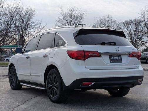 White Diamond Pearl 2014 Acura MDX 3.5L Technology Package