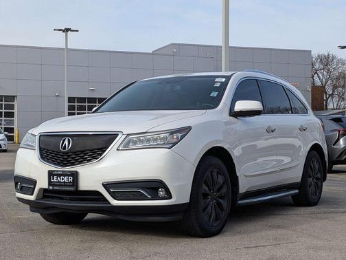 White Diamond Pearl 2014 Acura MDX 3.5L Technology Package