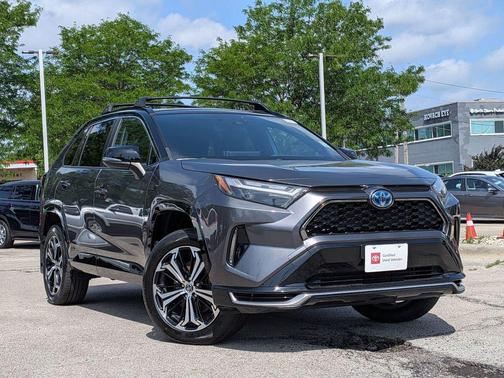 Magnetic Gray Metallic/Midnight Black Metallic 2022 Toyota RAV4 Prime XSE
