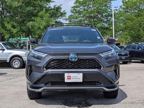 Magnetic Gray Metallic/Midnight Black Metallic 2022 Toyota RAV4 Prime XSE