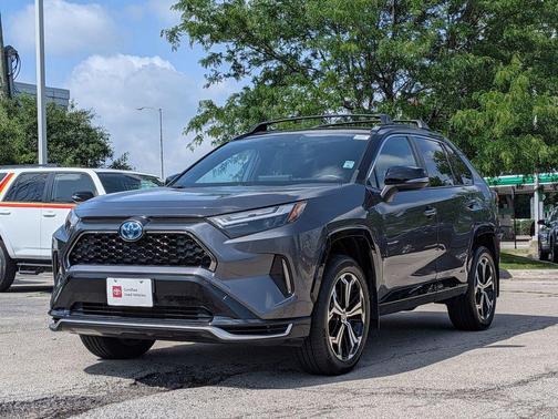 Magnetic Gray Metallic/Midnight Black Metallic 2022 Toyota RAV4 Prime XSE