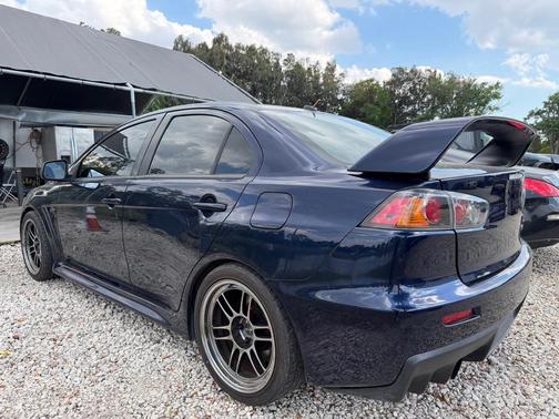 Cosmic Blue Pearl 2014 Mitsubishi Lancer Evolution GSR