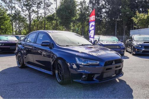 Cosmic Blue Pearl 2014 Mitsubishi Lancer Evolution GSR
