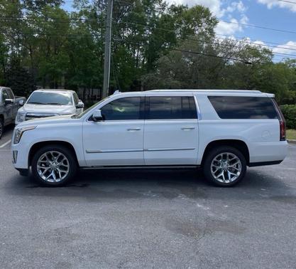 Crystal White Tricoat 2018 Cadillac Escalade ESV Premium Luxury