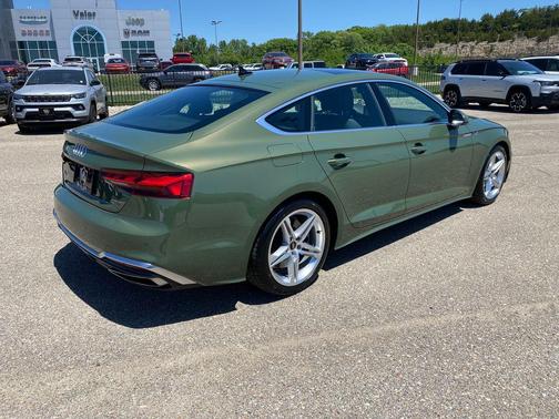 District Green Metallic 2022 Audi A5 Sportback 45 S Line Premium Plus