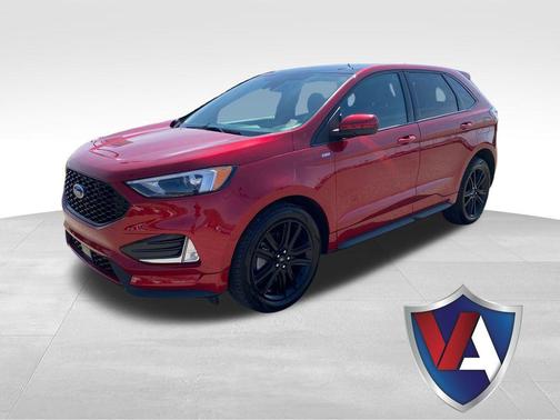 Rapid Red Metallic Tinted Clearcoat 2022 Ford Edge ST Line