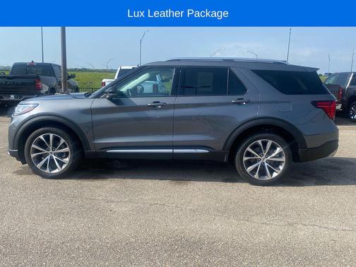 Gray Metallic 2025 Ford Explorer Platinum