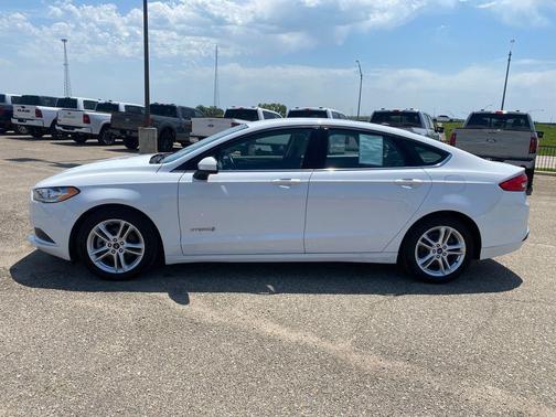 Oxford White 2018 Ford Fusion Hybrid S