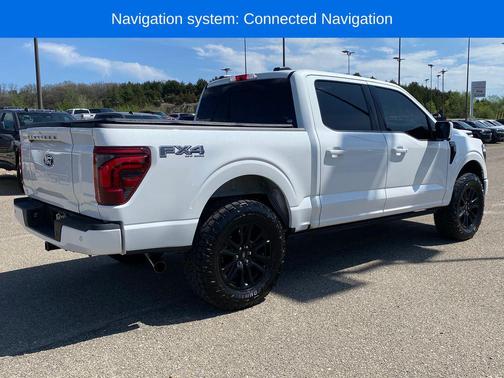 Star White Metallic Tri-Coat 2024 Ford F-150 Platinum