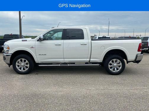 Pearl White 2021 RAM 2500 Laramie Crew Cab 4x4 6'4' Box