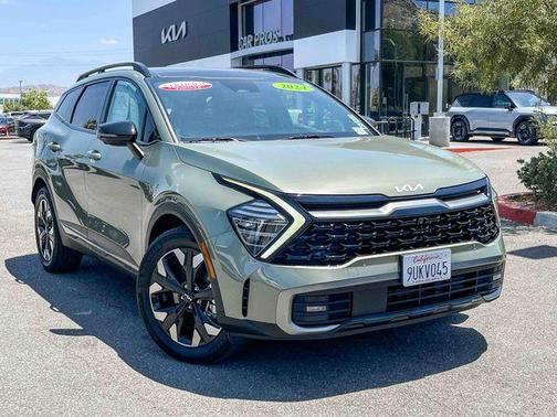 Jungle Green 2024 Kia Sportage Plug-In Hybrid X-Line Prestige