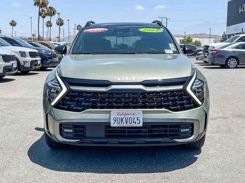 Jungle Green 2024 Kia Sportage Plug-In Hybrid X-Line Prestige