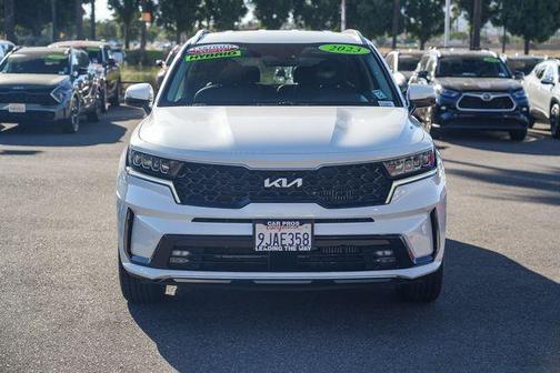 Snow White Pearl 2023 Kia Sorento Hybrid EX