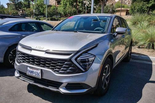 Steel Gray 2024 Kia Sportage Hybrid LX