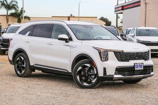 Snow White Pearl 2026 Kia Sorento Hybrid EX