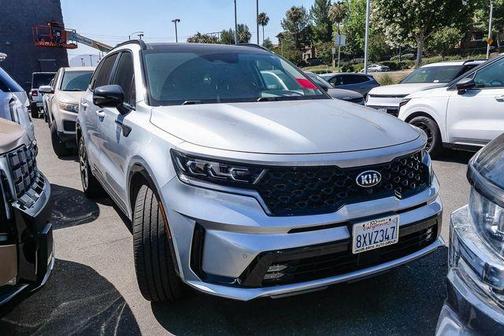 Sparkling Silver 2021 Kia Sorento SX-PRESTIGE