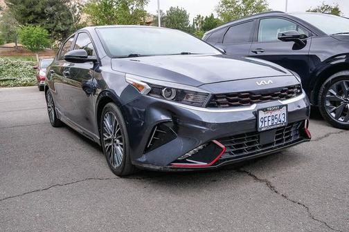 Gravity Gray 2023 Kia Forte GT-Line