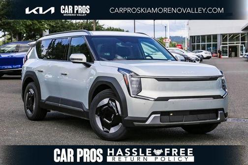 Ivory Silver 2024 Kia EV9 Wind
