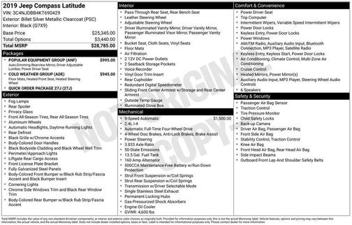 2019 Jeep Compass Latitude
