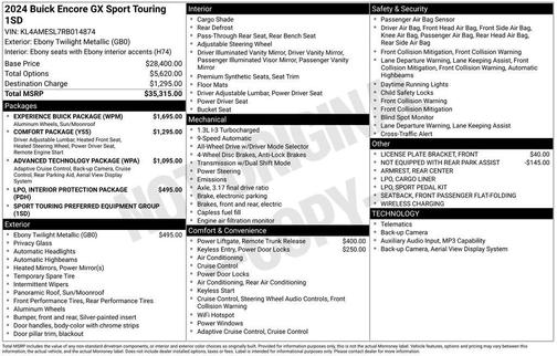 2024 Buick Encore GX Sport Touring