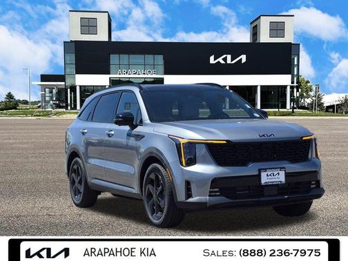 Steel Gray 2026 Kia Sorento Hybrid SX Prestige