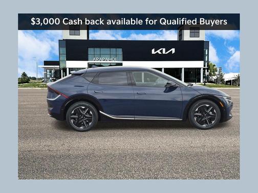 Midnight Lake Blue 2026 Kia EV6 Wind AWD