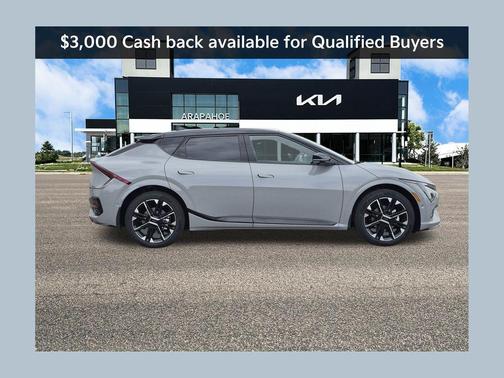 Wolf Gray/Black Roof 2026 Kia EV6 GT-Line AWD
