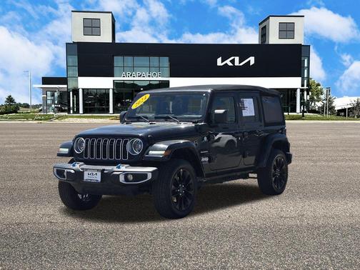 Black Clearcoat 2024 Jeep Wrangler 4xe Sahara