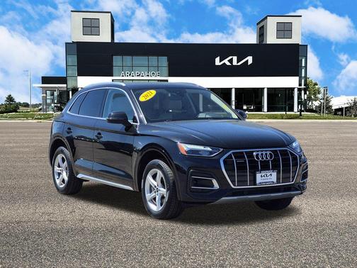 Mythos Black Metallic 2021 Audi Q5 45 Premium