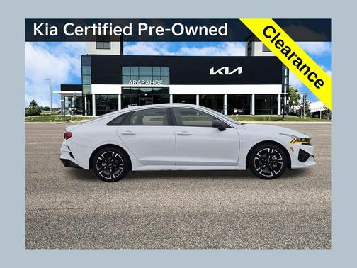 Glacial White Pearl 2024 Kia K5 GT-Line