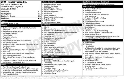 Hampton Gray 2024 Hyundai TUCSON SEL