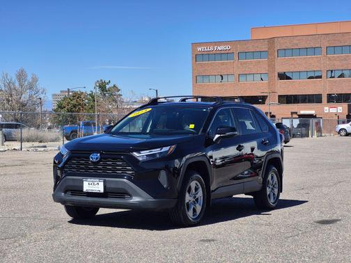 Midnight Black Metallic 2024 Toyota RAV4 Hybrid LE