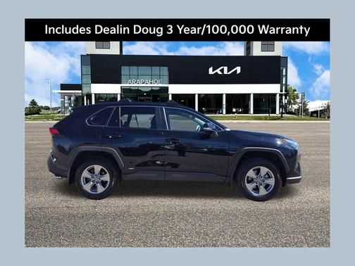 Midnight Black Metallic 2024 Toyota RAV4 Hybrid LE