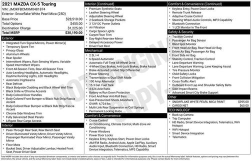 2021 Mazda CX-5 Touring