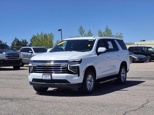 Summit White 2025 Chevrolet Tahoe LT