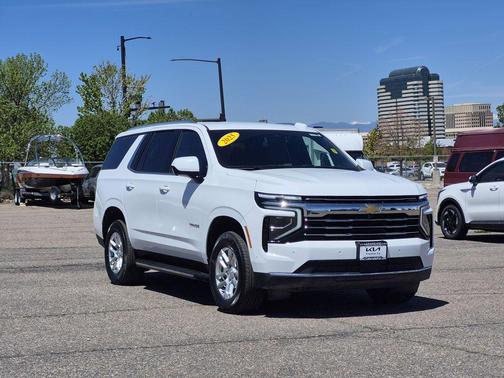 Summit White 2025 Chevrolet Tahoe LT