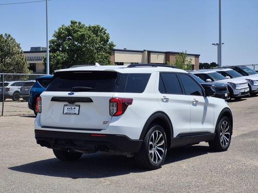 Star White Metallic Tri-Coat 2020 Ford Explorer ST