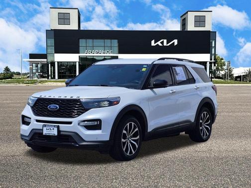 Star White Metallic Tri-Coat 2020 Ford Explorer ST