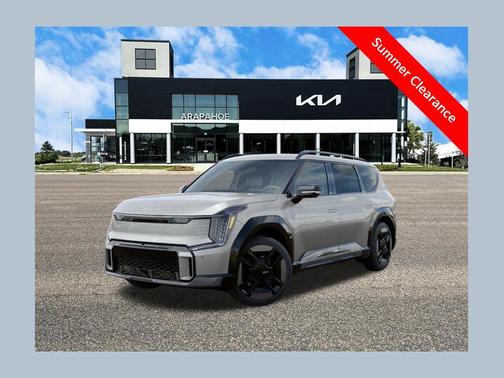 Ivory Silver 2026 Kia EV9 GT-Line
