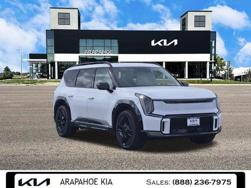 Glacial White Pearl 2026 Kia EV9 GT-Line