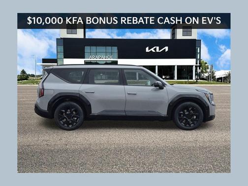 Wolf Gray 2026 Kia EV9 Land