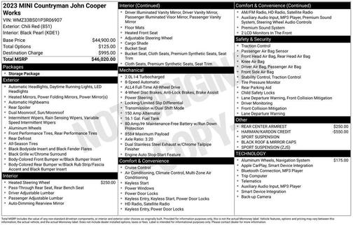 2023 MINI Countryman John Cooper Works ALL4