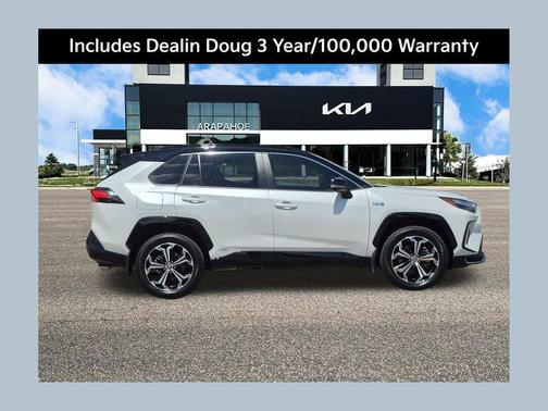 Wind Chill Pearl/Midnight Black Metallic 2023 Toyota RAV4 Prime XSE